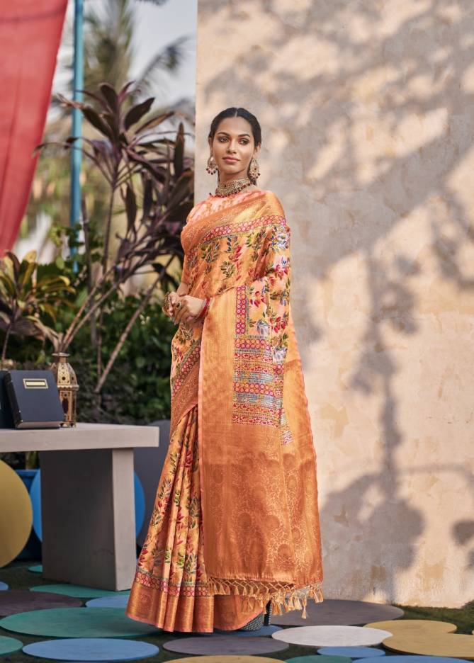 Shangrila Aaradhya Digital 2 Heavy Organza Fancy Festive Wear Designer Saree Collection